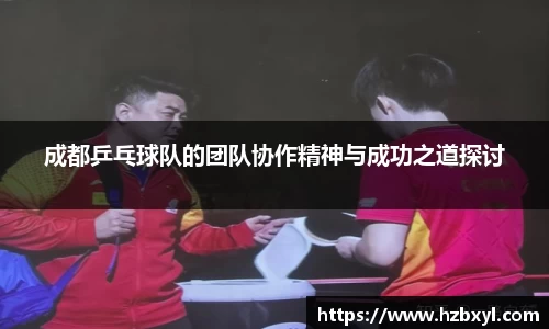 成都乒乓球队的团队协作精神与成功之道探讨